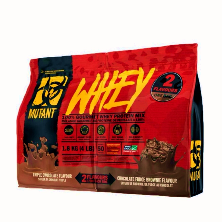 Proteina Mutant Whey Dual Chocolate Brownie 50 serv.